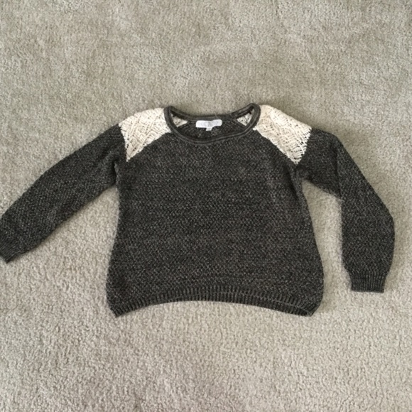 Pink Rose Sweaters - Pink Rose sweater with crochet size XS